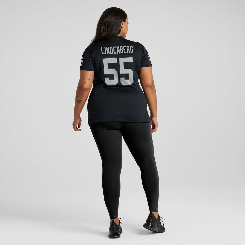 Cody Lindenberg Las Vegas Raiders Women's Team Game Jersey - Black Jerseys