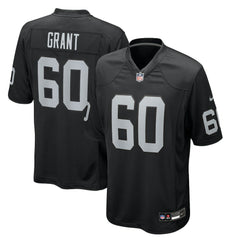 Charles Grant Las Vegas Raiders Team Game Jersey - Black Jerseys