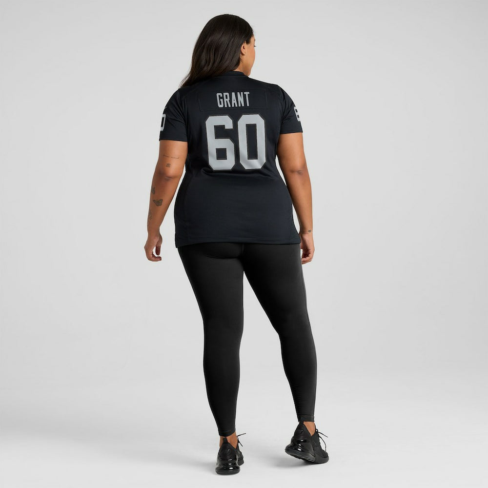 Charles Grant Las Vegas Raiders Women's Team Game Jersey - Black Jerseys
