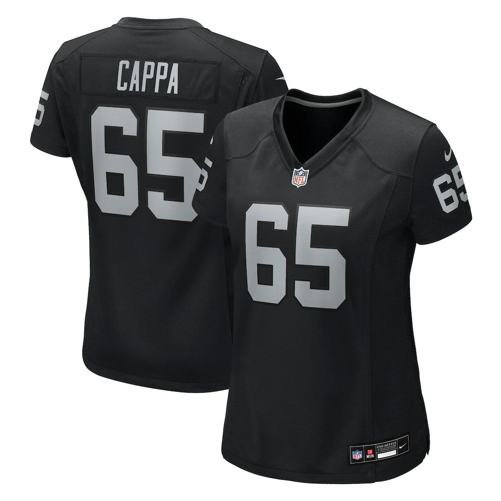 Alex Cappa Las Vegas Raiders Women's Team Game Jersey - Black Jerseys