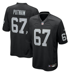 Will Putnam Las Vegas Raiders Team Game Jersey - Black Jerseys