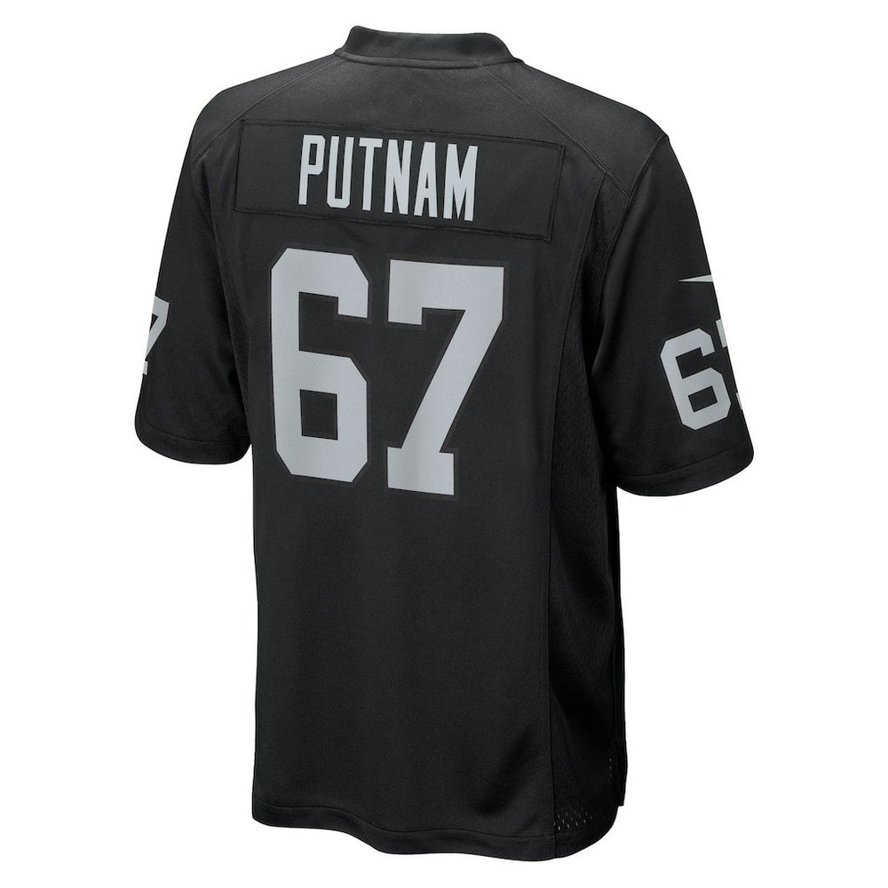 Will Putnam Las Vegas Raiders Team Game Jersey - Black Jerseys