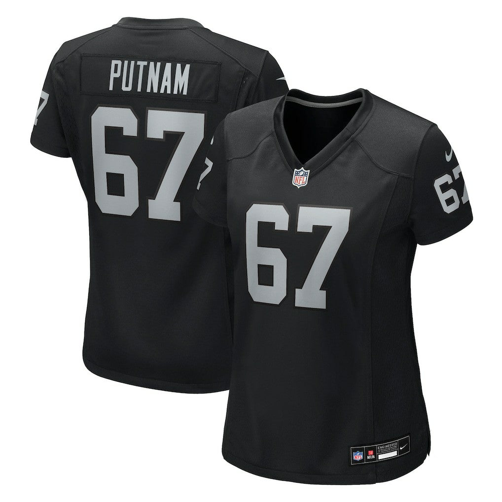 Will Putnam Las Vegas Raiders Women's Team Game Jersey - Black Jerseys