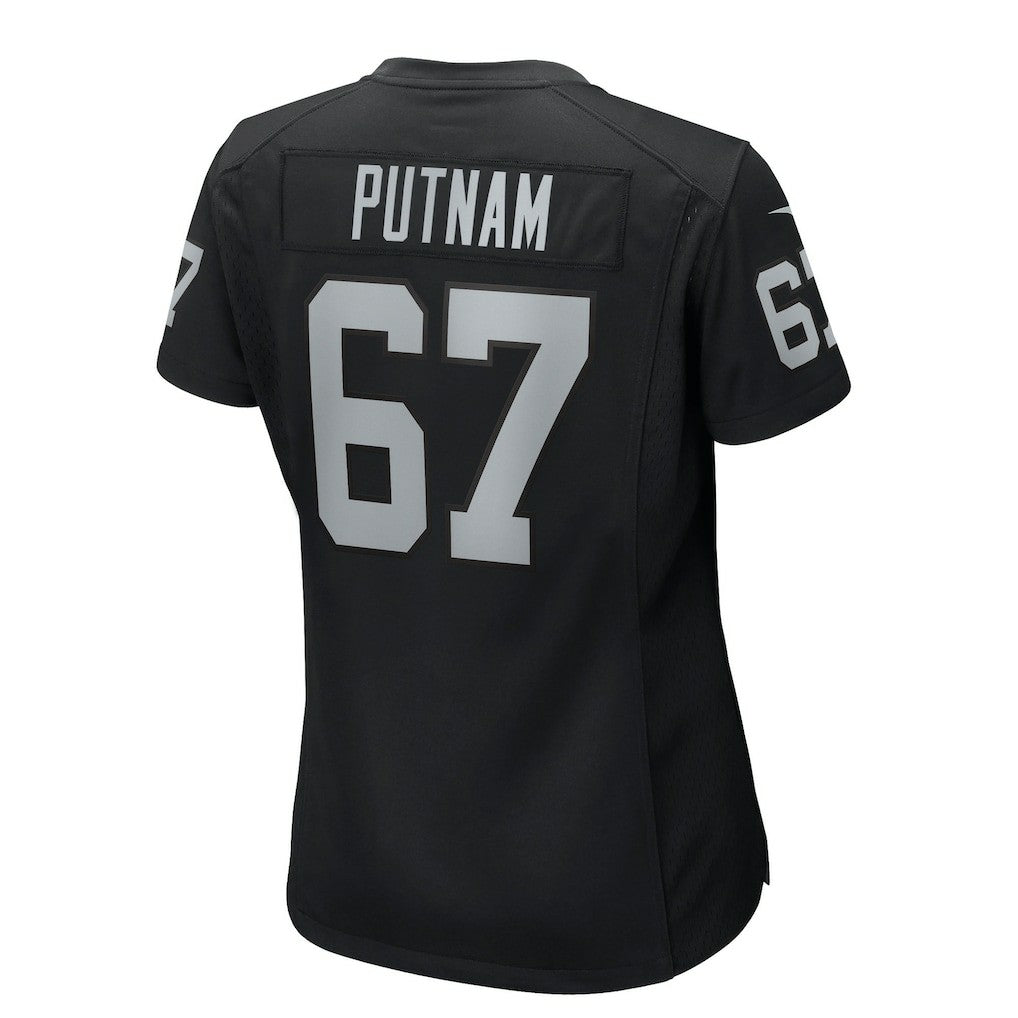 Will Putnam Las Vegas Raiders Women's Team Game Jersey - Black Jerseys