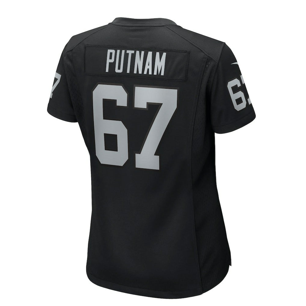 Will Putnam Las Vegas Raiders Women's Team Game Jersey - Black Jerseys