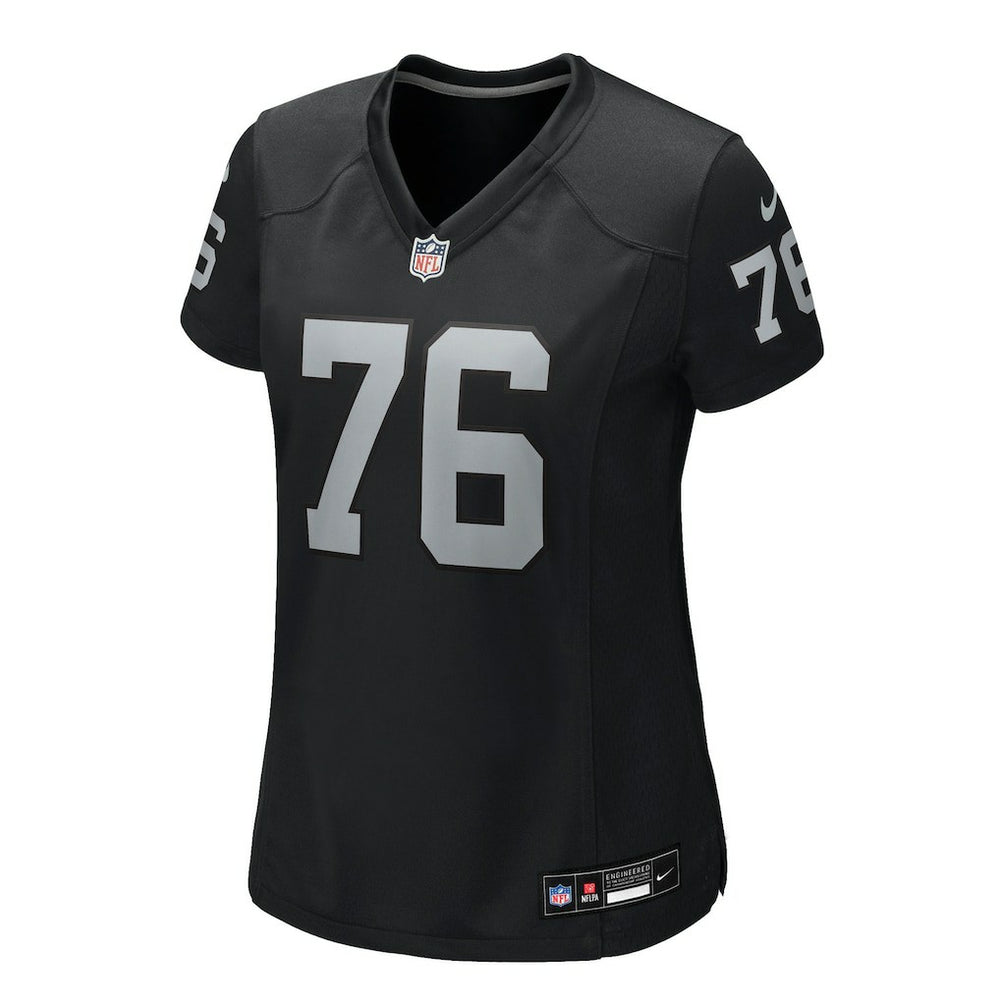 Caleb Rogers Las Vegas Raiders Women's Team Game Jersey - Black Jerseys