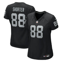 Justin Shorter Las Vegas Raiders Women's Team Game Jersey - Black Jerseys