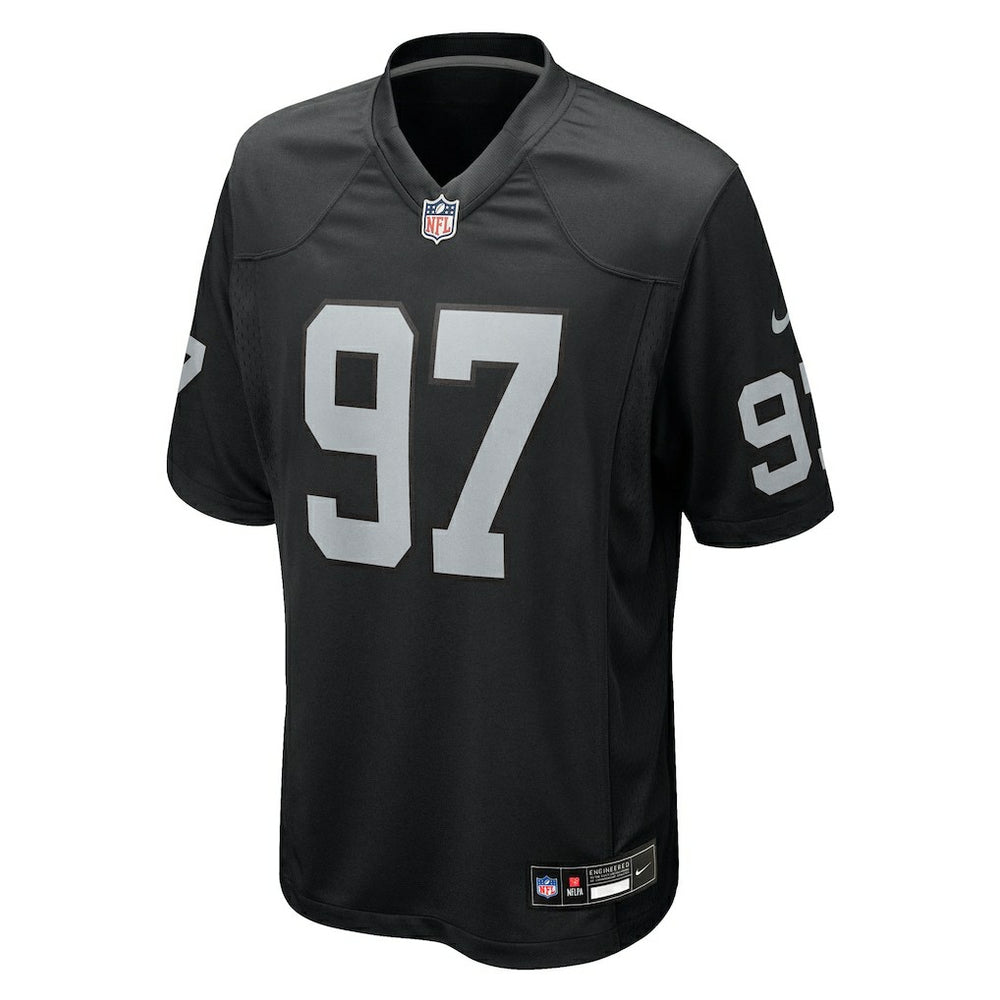 Tonka Hemingway Las Vegas Raiders Team Game Jersey - Black Jerseys