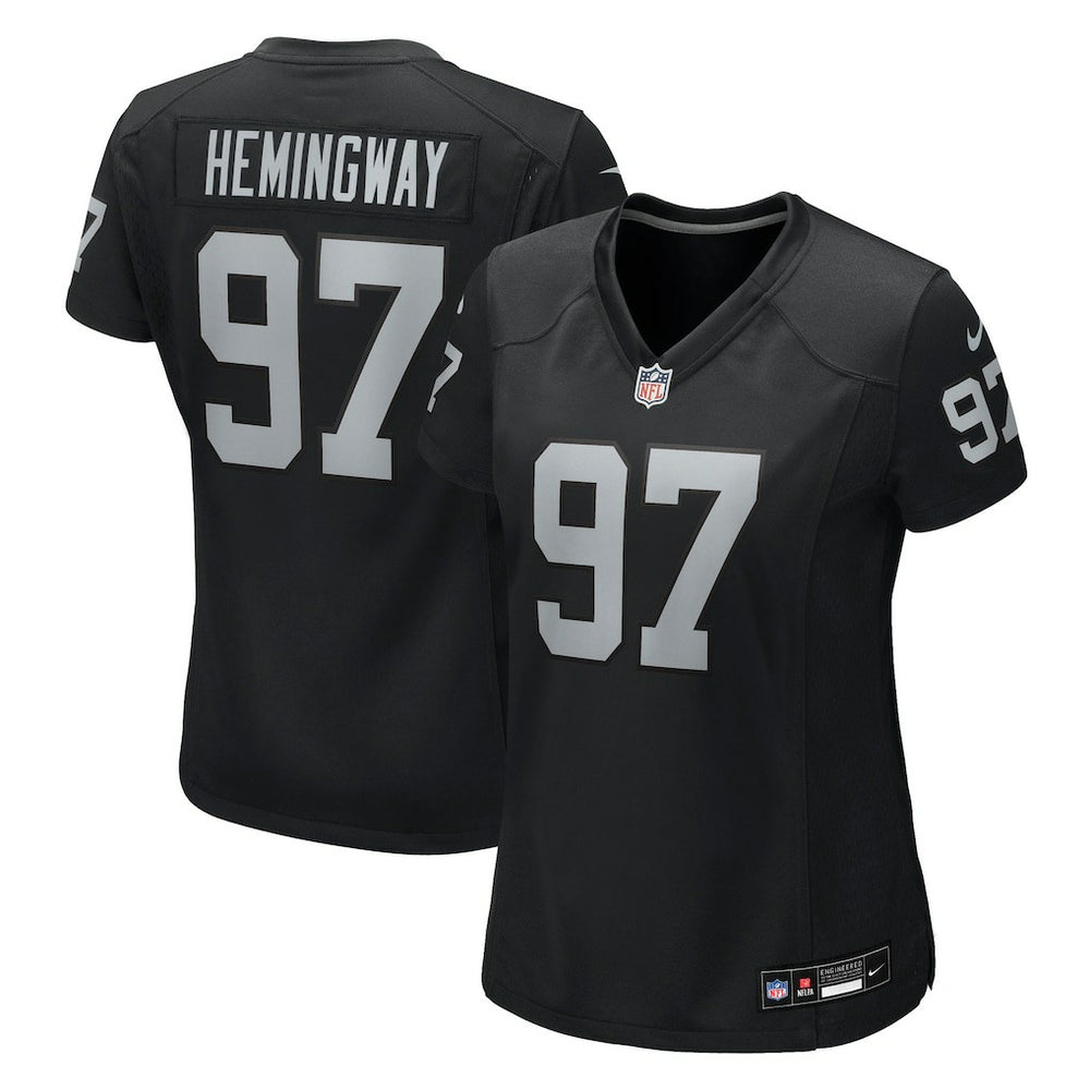 Tonka Hemingway Las Vegas Raiders Women's Team Game Jersey - Black Jerseys