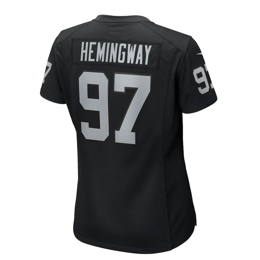 Tonka Hemingway Las Vegas Raiders Women's Team Game Jersey - Black Jerseys