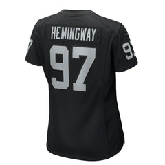 Tonka Hemingway Las Vegas Raiders Women's Team Game Jersey - Black Jerseys
