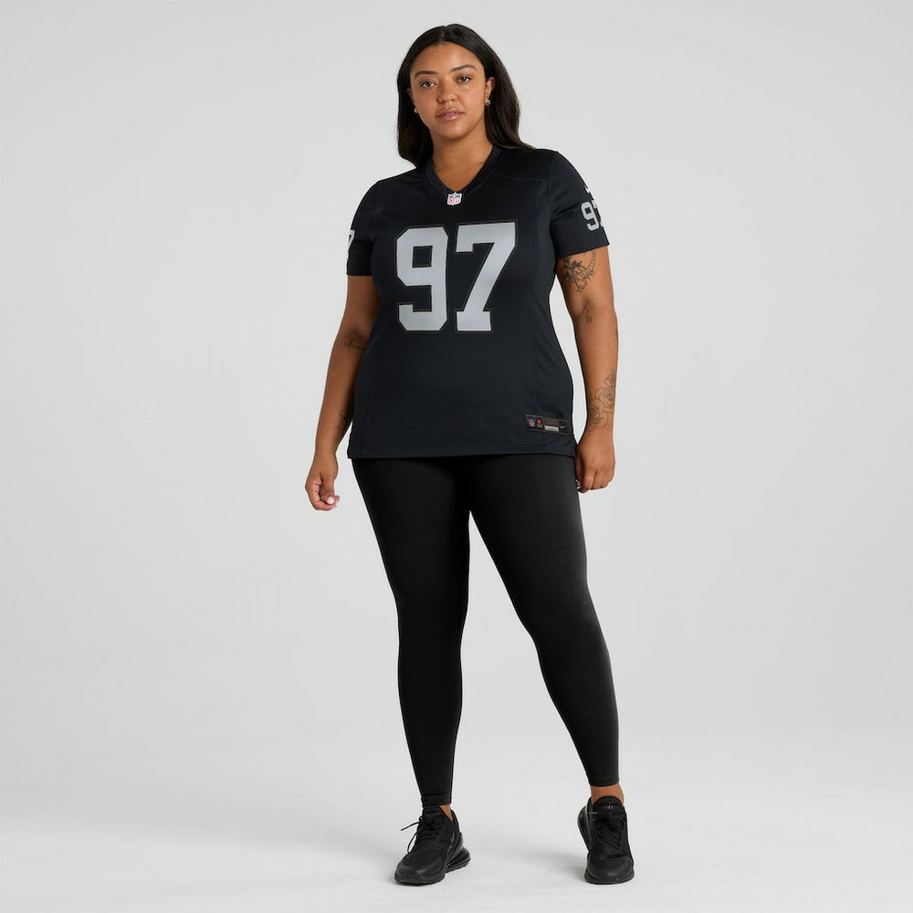 Tonka Hemingway Las Vegas Raiders Women's Team Game Jersey - Black Jerseys