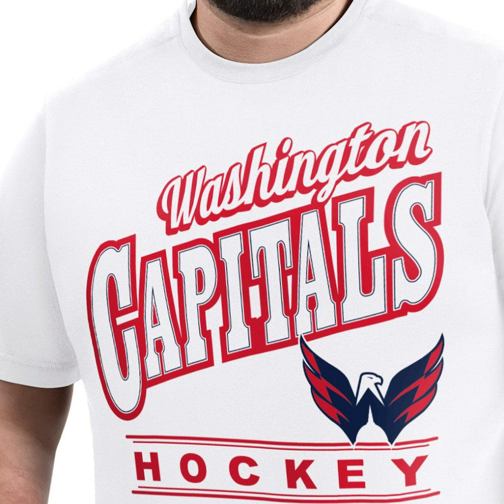 Washington Capitals G-III Sports by Carl Banks Adaptive Headliner T-Shirt - White | US 203480326