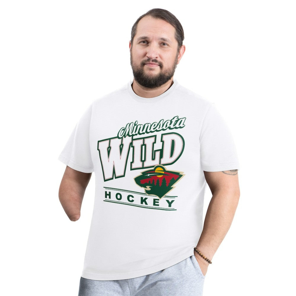 Minnesota Wild G-III Sports by Carl Banks Adaptive Headliner T-Shirt - White | US 203480330