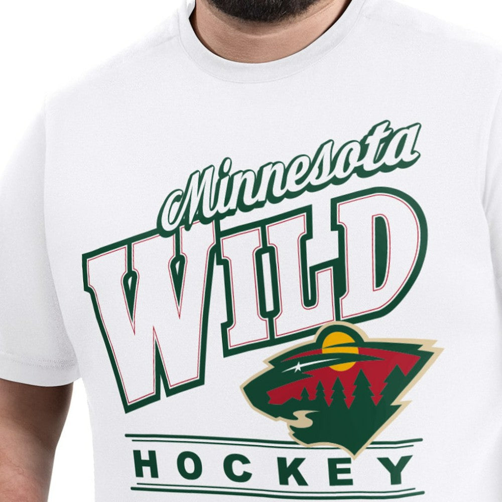Minnesota Wild G-III Sports by Carl Banks Adaptive Headliner T-Shirt - White | US 203480330