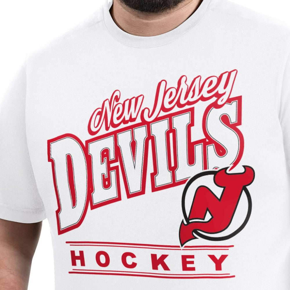 New Jersey Devils G-III Sports by Carl Banks Adaptive Headliner T-Shirt - White | US 203480331