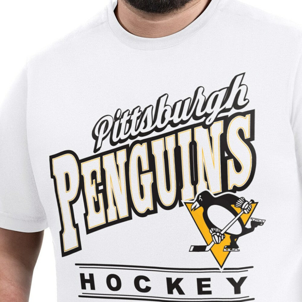 Pittsburgh Penguins G-III Sports by Carl Banks Adaptive Headliner T-Shirt - White | US 203480335