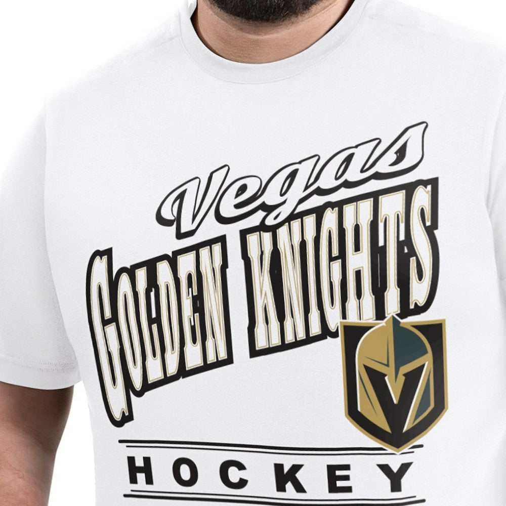 Vegas Golden Knights G-III Sports by Carl Banks Adaptive Headliner T-Shirt - White | US 203480336
