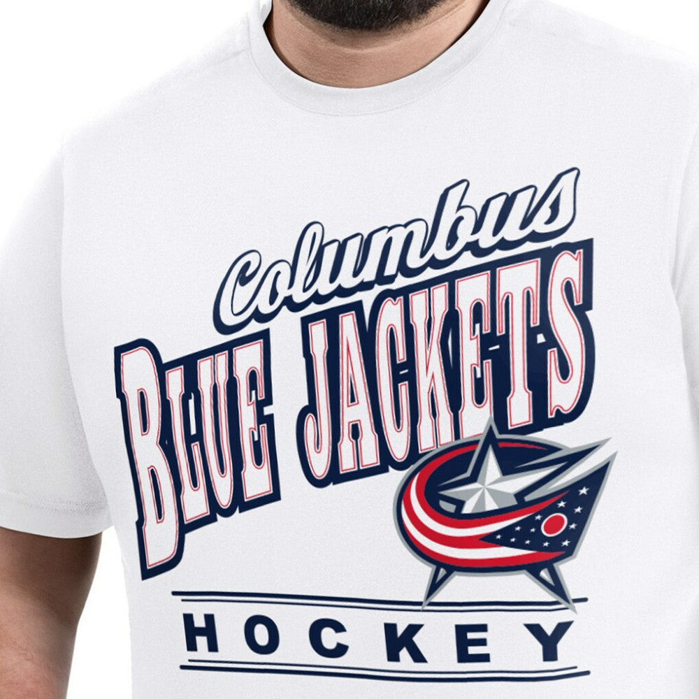Columbus Blue Jackets G-III Sports by Carl Banks Adaptive Headliner T-Shirt - White | US 203480340