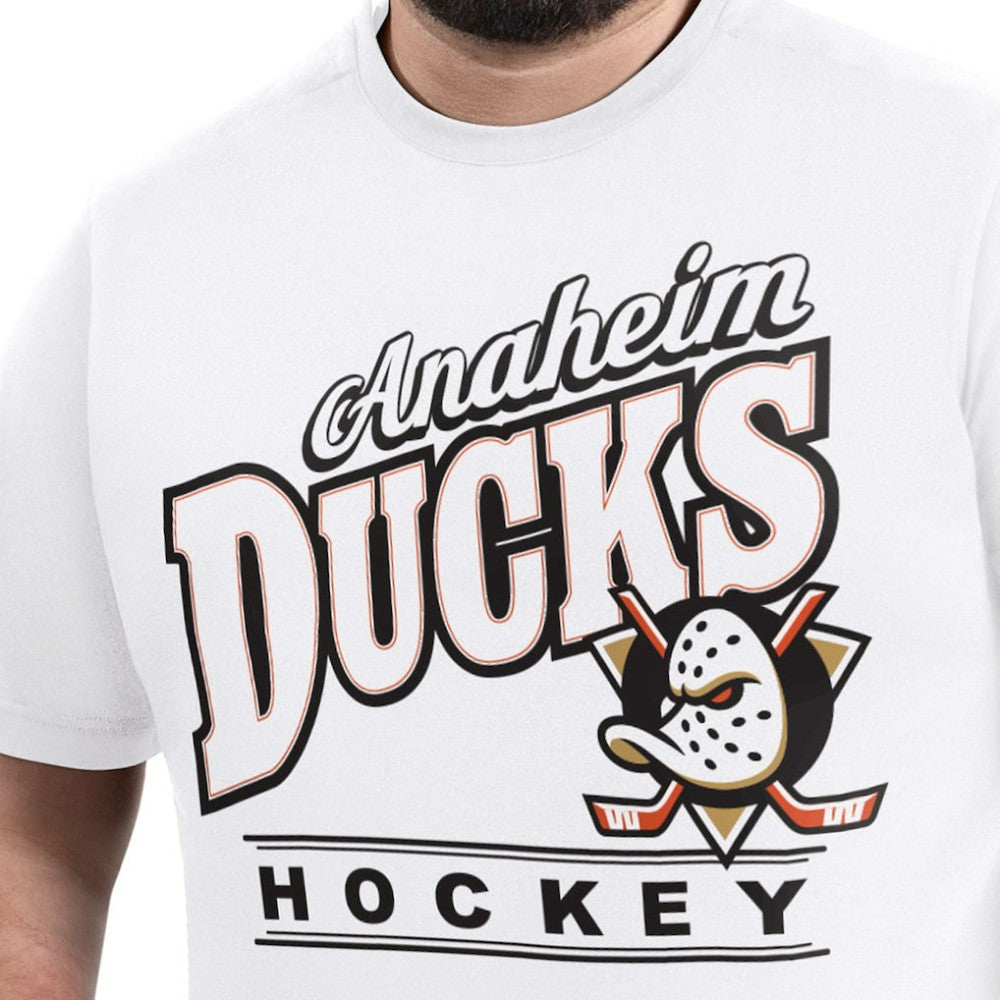Anaheim Ducks G-III Sports by Carl Banks Adaptive Headliner T-Shirt - White | US 203480343
