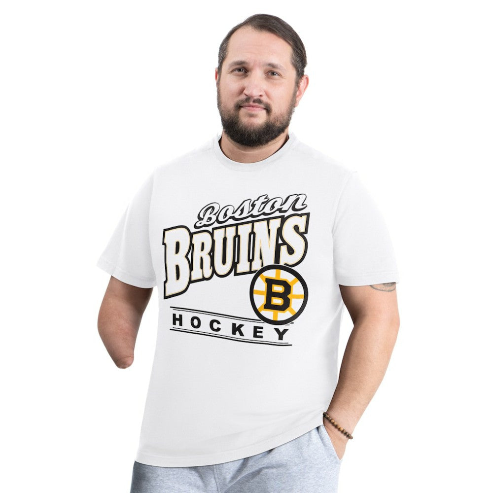 Boston Bruins G-III Sports by Carl Banks Adaptive Headliner T-Shirt - White | US 203480344