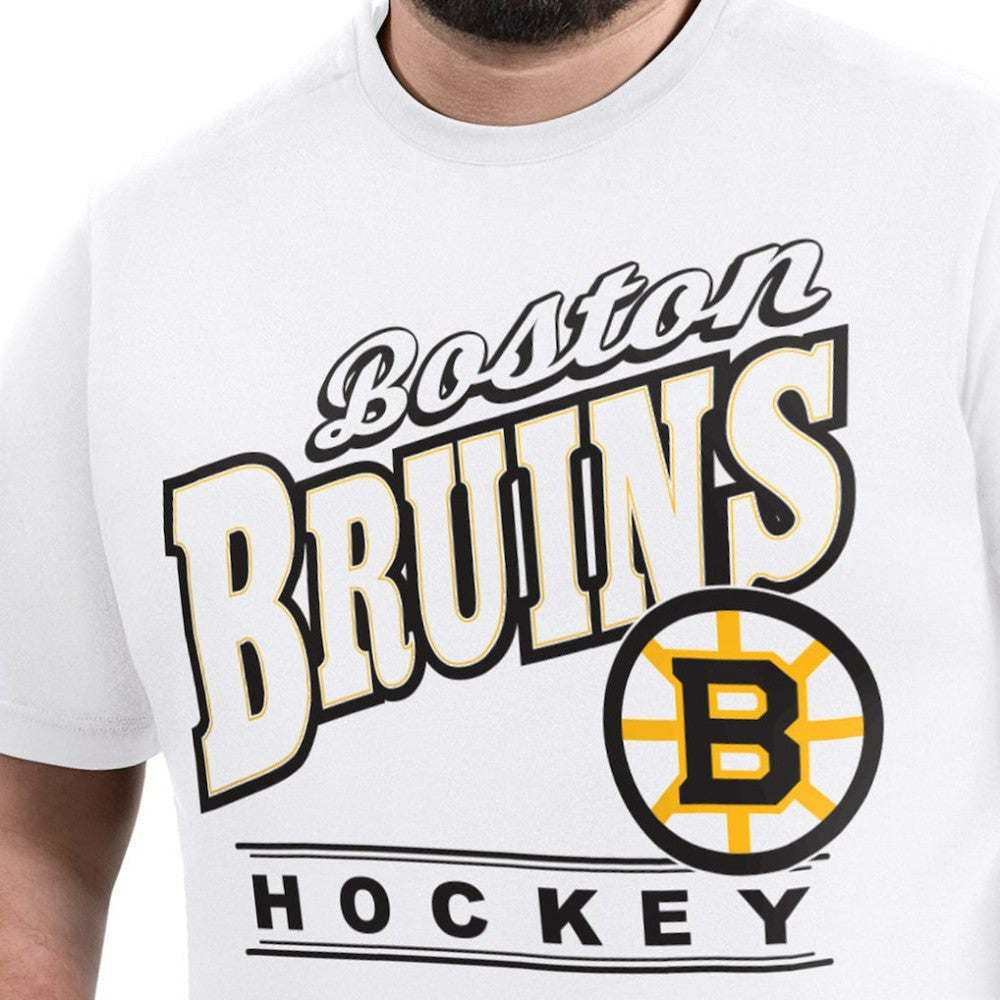 Boston Bruins G-III Sports by Carl Banks Adaptive Headliner T-Shirt - White | US 203480344