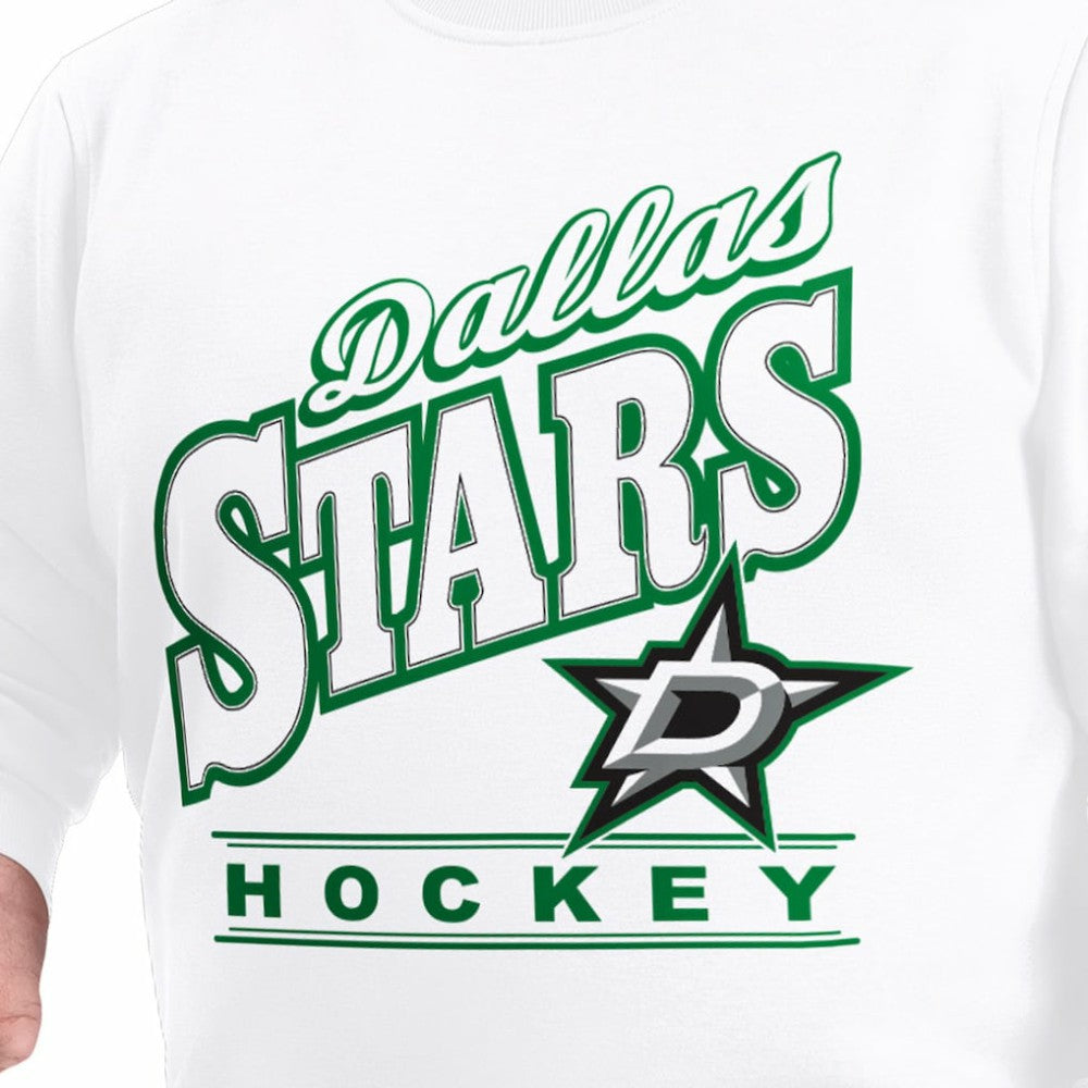 Dallas Stars G-III Sports by Carl Banks Adaptive Headliner Fleece Sweatshirt - White | US 203480348