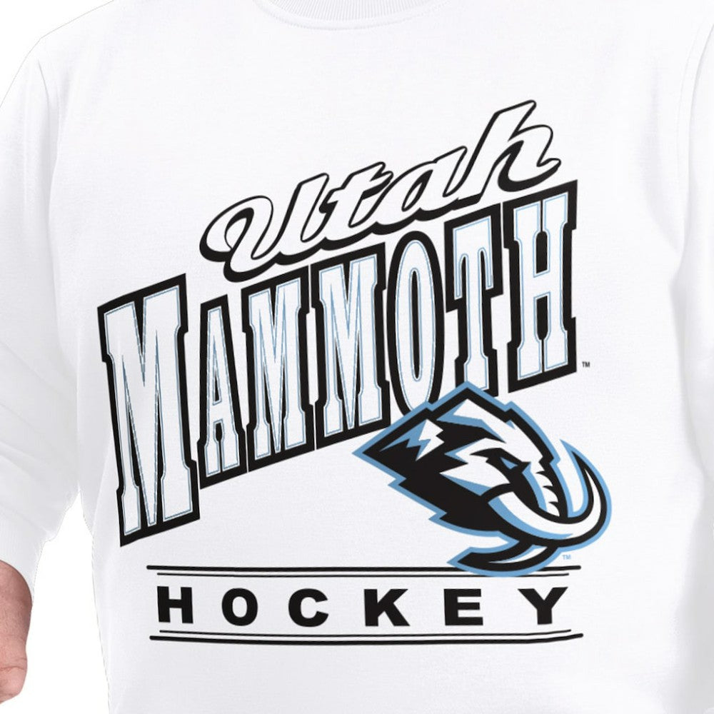 Utah Mammoth G-III Sports by Carl Banks Adaptive Headliner Fleece Sweatshirt - White | US 203480349