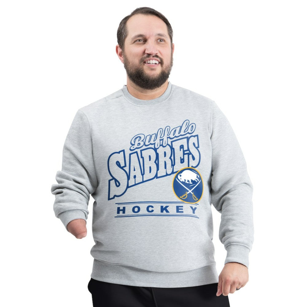 Buffalo Sabres G-III Sports by Carl Banks Adaptive Headliner Fleece Sweatshirt - Gray | US 203480350