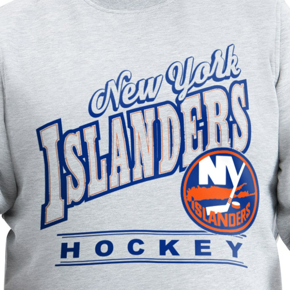 New York Islanders G-III Sports by Carl Banks Adaptive Headliner Fleece Sweatshirt - Gray | US 203480352