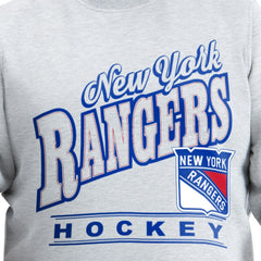 New York Rangers G-III Sports by Carl Banks Adaptive Headliner Fleece Sweatshirt - Gray | US 203480353