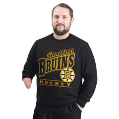 Boston Bruins G-III Sports by Carl Banks Adaptive Headliner Fleece Sweatshirt - Black | US 203480355