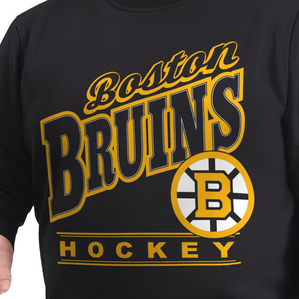 Boston Bruins G-III Sports by Carl Banks Adaptive Headliner Fleece Sweatshirt - Black | US 203480355