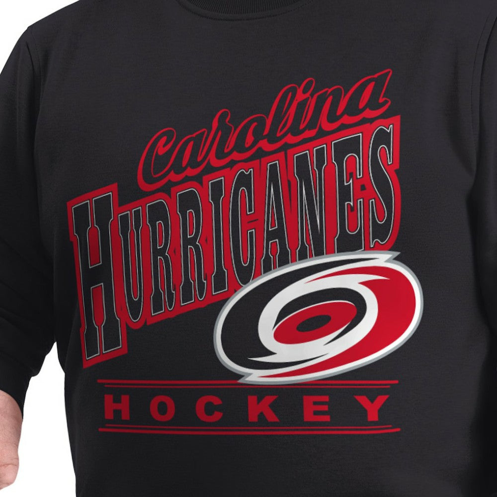 Carolina Hurricanes G-III Sports by Carl Banks Adaptive Headliner Fleece Sweatshirt - Black | US 203480357