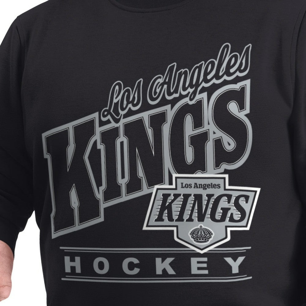 Los Angeles Kings G-III Sports by Carl Banks Adaptive Headliner Fleece Sweatshirt - Black | US 203480361