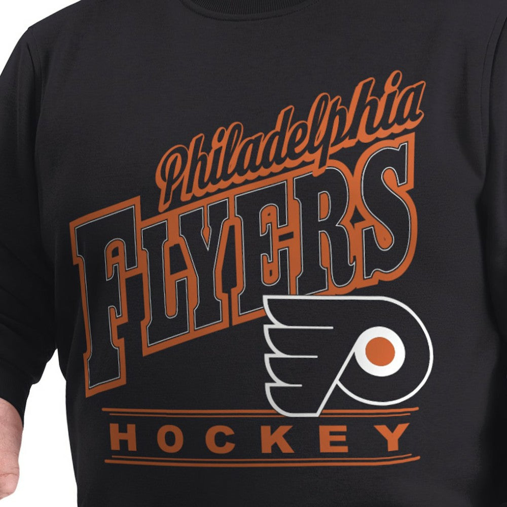 Philadelphia Flyers G-III Sports by Carl Banks Adaptive Headliner Fleece Sweatshirt - Black | US 203480364