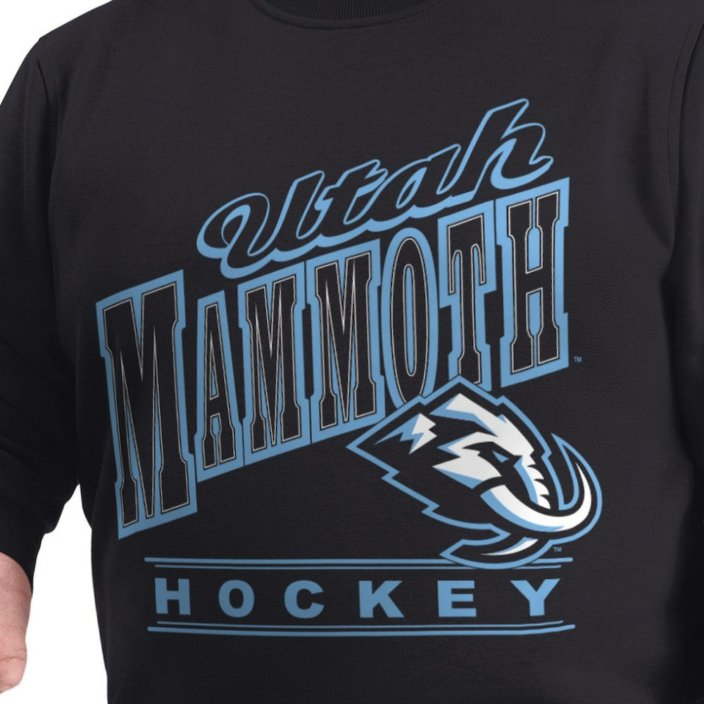 Utah Mammoth G-III Sports by Carl Banks Adaptive Headliner Fleece Sweatshirt - Black | US 203480365