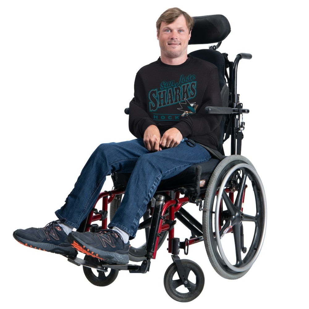 San Jose Sharks G-III Sports by Carl Banks Adaptive Headliner Fleece Sweatshirt - Black | US 203480367