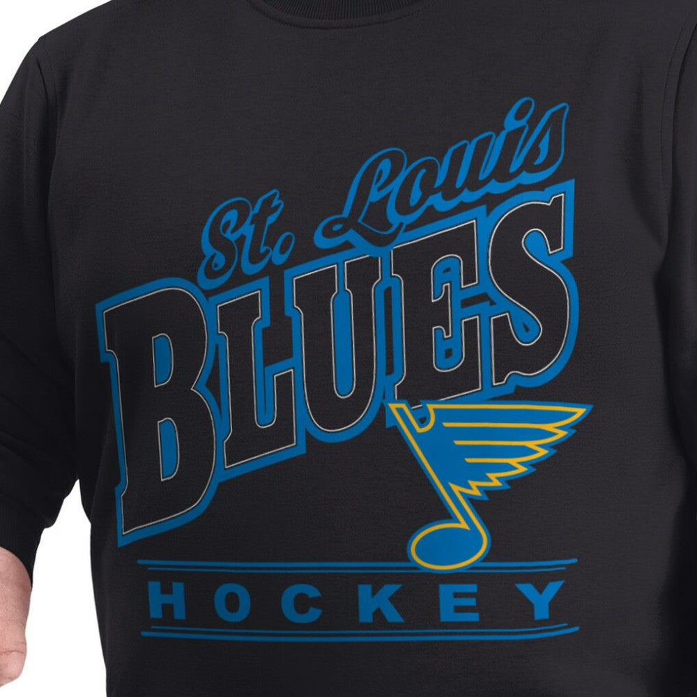 St. Louis Blues G-III Sports by Carl Banks Adaptive Headliner Fleece Sweatshirt - Black | US 203480368