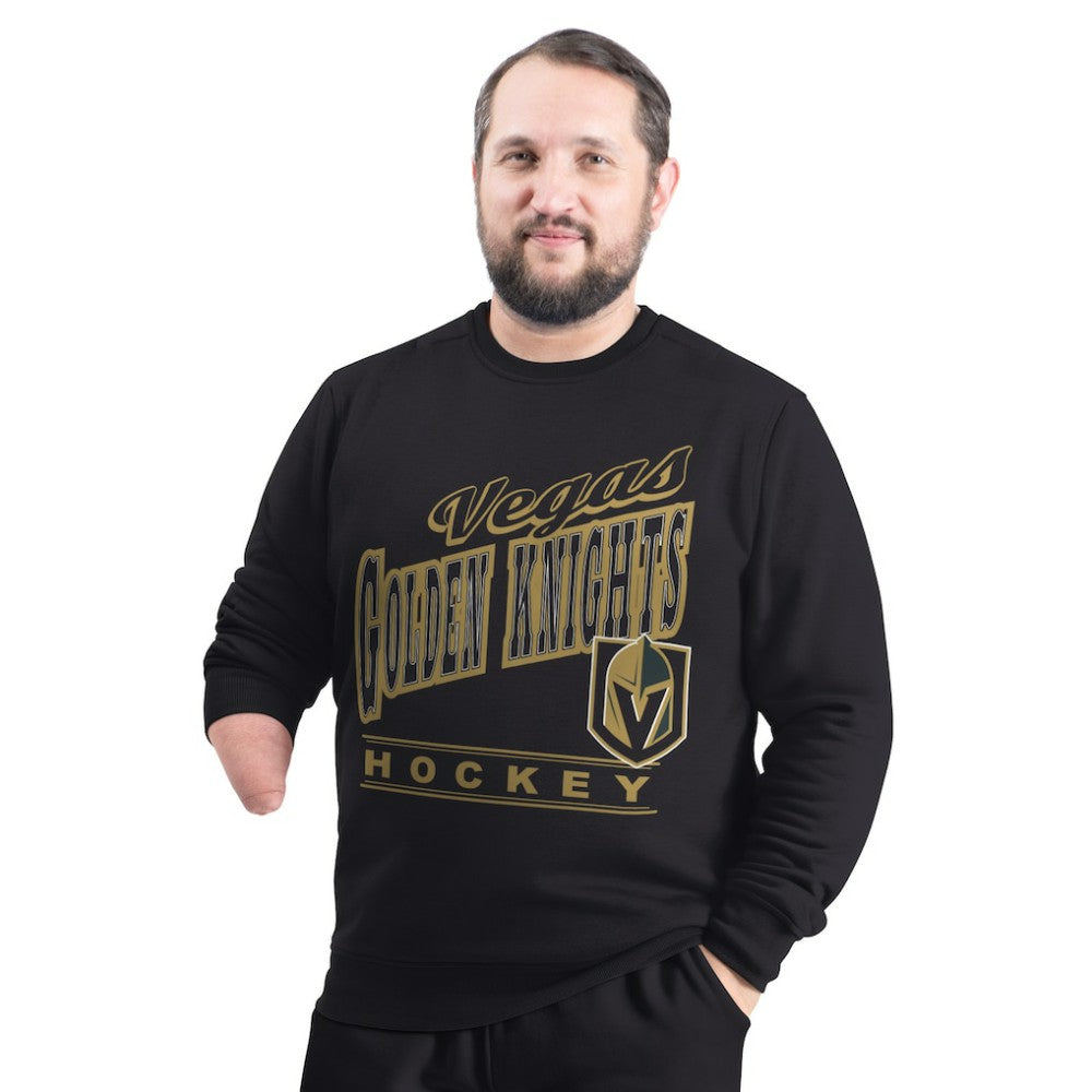 Vegas Golden Knights G-III Sports by Carl Banks Adaptive Headliner Fleece Sweatshirt - Black | US 203480369