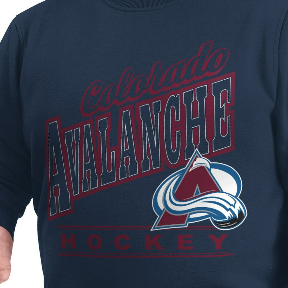Colorado Avalanche G-III Sports by Carl Banks Adaptive Headliner Fleece Sweatshirt - Navy | US 203480370