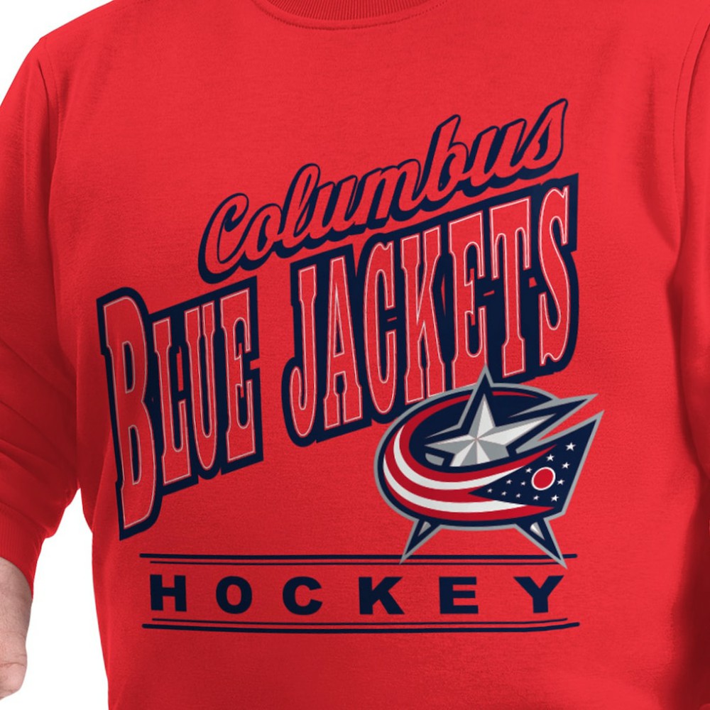 Columbus Blue Jackets G-III Sports by Carl Banks Adaptive Headliner Fleece Sweatshirt - Red | US 203480371