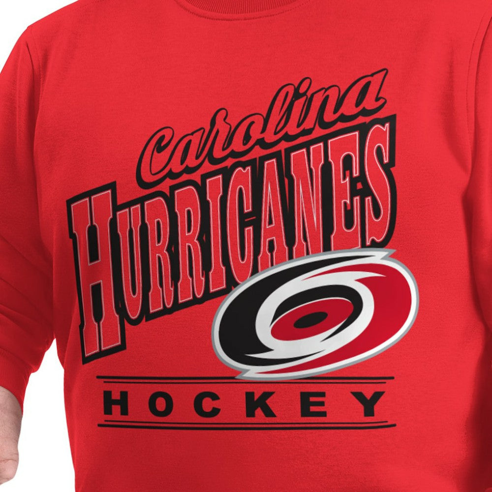 Carolina Hurricanes G-III Sports by Carl Banks Adaptive Headliner Fleece Sweatshirt - Red | US 203480380