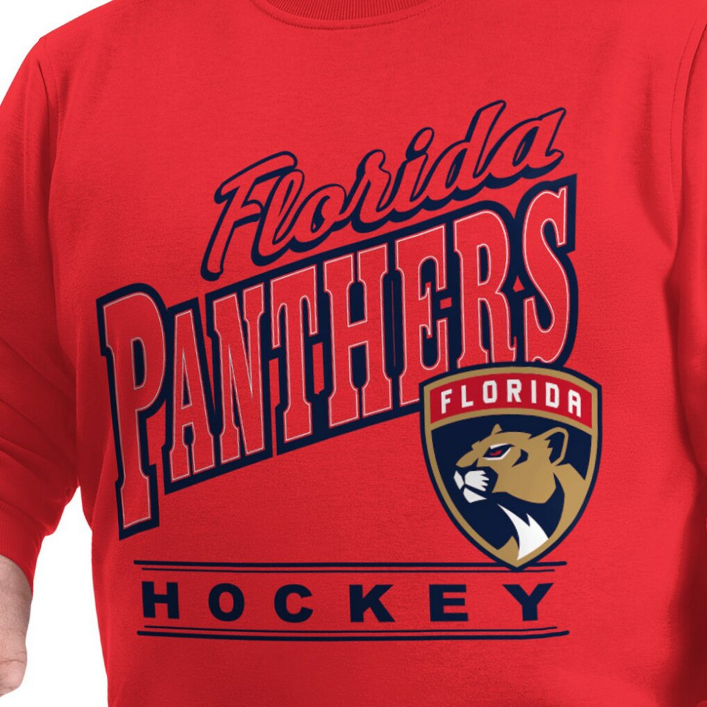 Florida Panthers G-III Sports by Carl Banks Adaptive Headliner Fleece Sweatshirt - Red | US 203480384