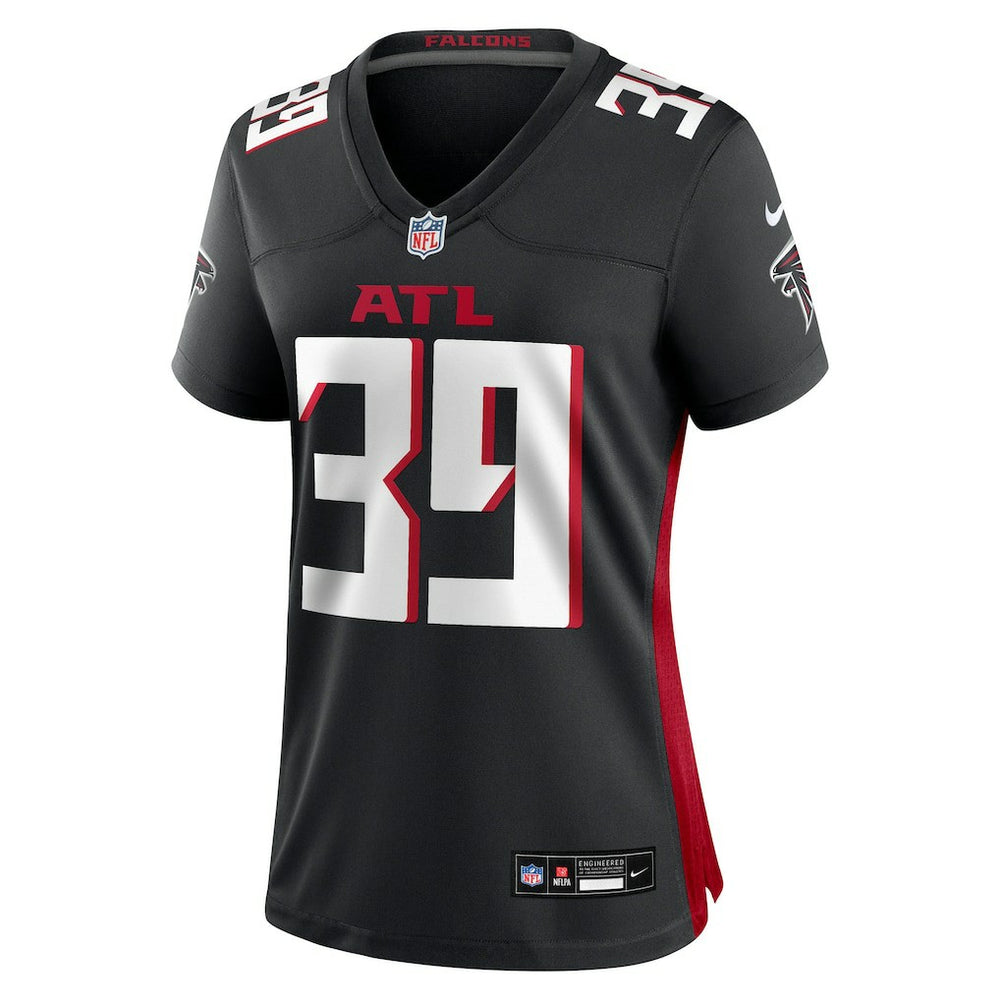 John Parker Romo Atlanta Falcons Women's Team Game Jersey - Black Jerseys