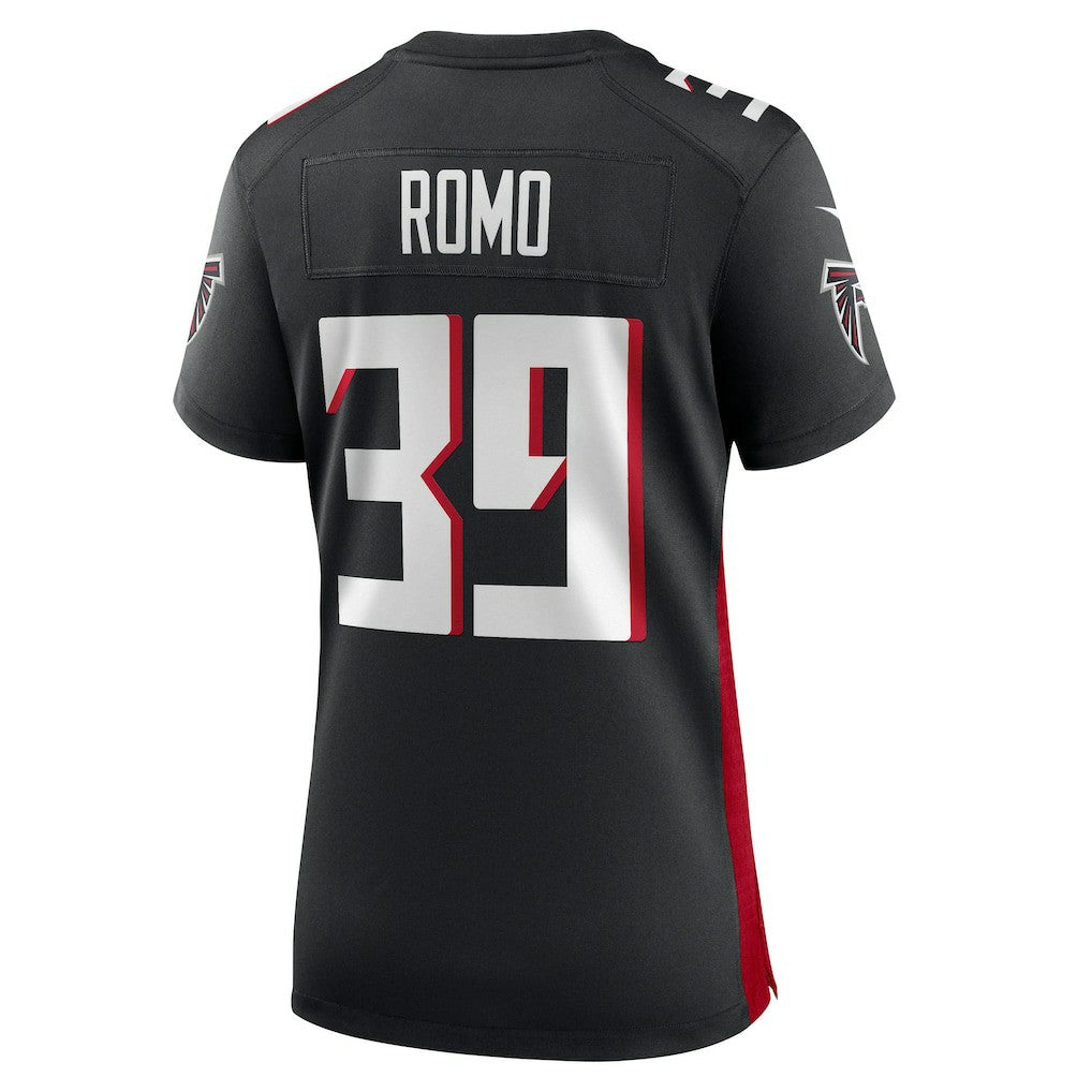 John Parker Romo Atlanta Falcons Women's Team Game Jersey - Black Jerseys