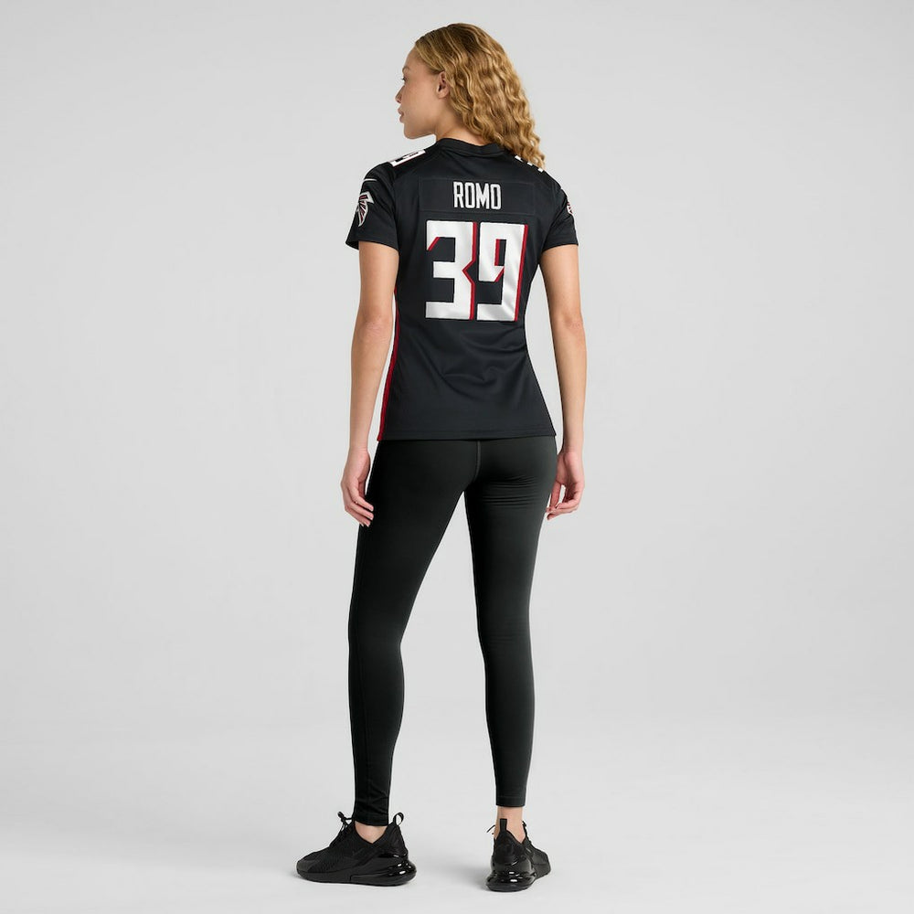 John Parker Romo Atlanta Falcons Women's Team Game Jersey - Black Jerseys