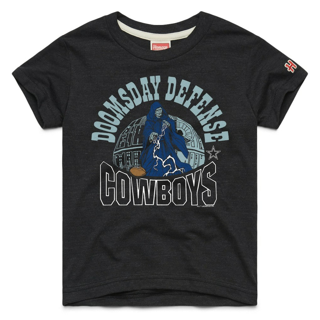 Dallas Cowboys Homage Youth Star Wars x NFL Tri-Blend T-Shirt - Black T-shirts