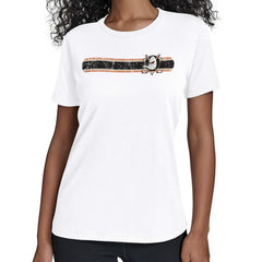 Anaheim Ducks Starter Women's Team Stripe T-Shirt - White | US 203480832