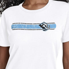 Utah Mammoth Starter Women's Team Stripe T-Shirt - White | US 203480853